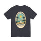 Salty Huevos Volleyball Social Club T-Shirt | Retro Beach Volleyball Graphic Tee | Coastal Summer Shirt