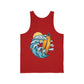 Salty Huevos Surf Graphic Tank Top - The Greenroom - Unisex Casual Sleeveless Shirt