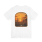 Last Game of the Day Volleyball Sunset Graphic T-Shirt | Beach Volleyball Tee | Coastal Volleyball Shirt