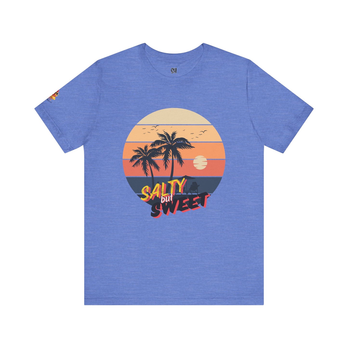 Salty Huevos Costal Vibes - Salty but Sweet Graphic Tee - Unisex Casual Shirt