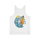 Salty Huevos Surf Graphic Tank Top - The Greenroom - Unisex Casual Sleeveless Shirt