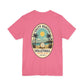 Salty Huevos Volleyball Social Club T-Shirt | Retro Beach Volleyball Graphic Tee | Coastal Summer Shirt