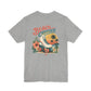 Salty Huevos Beach Cruiser T-Shirt | Retro Roller Skate Beach Graphic Tee | Coastal Summer Lifestyle Shirt