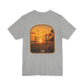 Last Game of the Day Volleyball Sunset Graphic T-Shirt | Beach Volleyball Tee | Coastal Volleyball Shirt