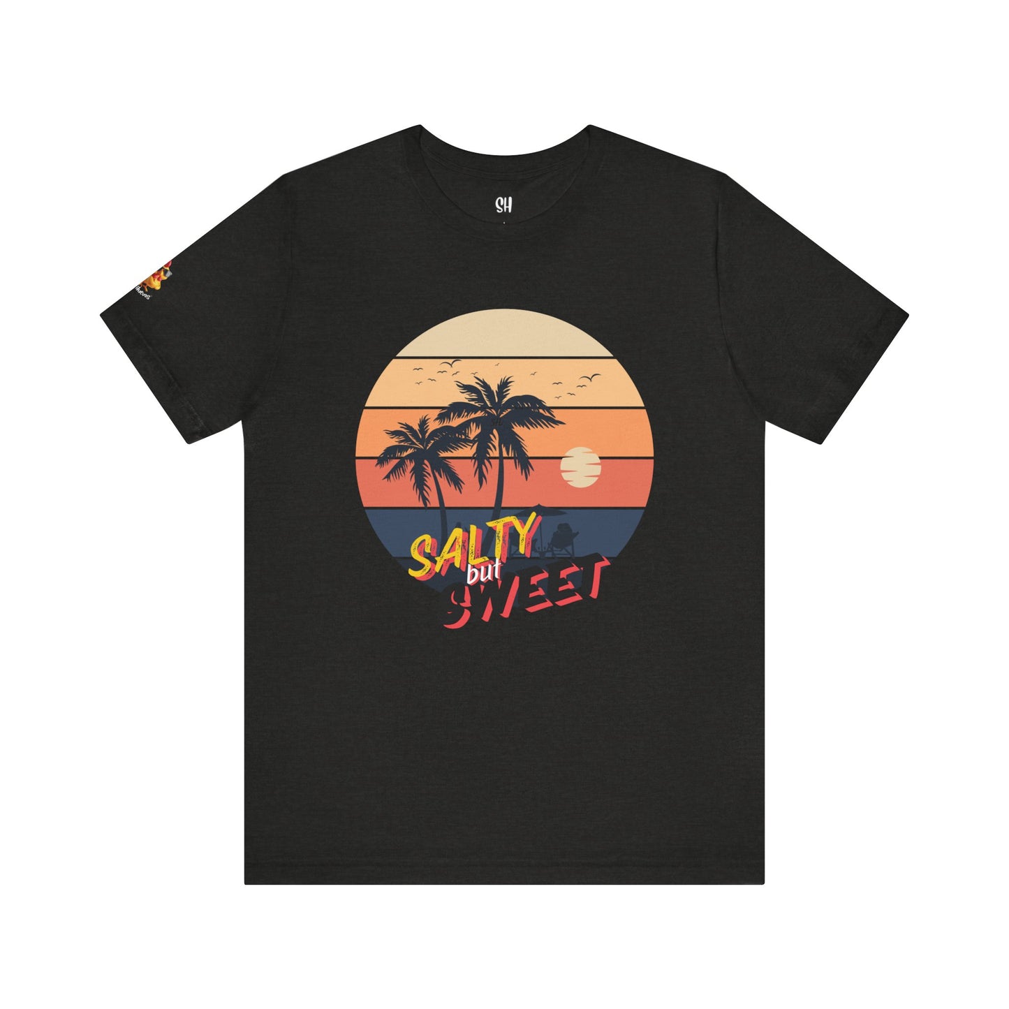 Salty Huevos Costal Vibes - Salty but Sweet Graphic Tee - Unisex Casual Shirt