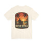 Out of Office Beach Sunset Graphic T-Shirt | Coastal Lifestyle Apparel by Salty Huevos