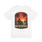 Out of Office Beach Sunset Graphic T-Shirt | Coastal Lifestyle Apparel by Salty Huevos