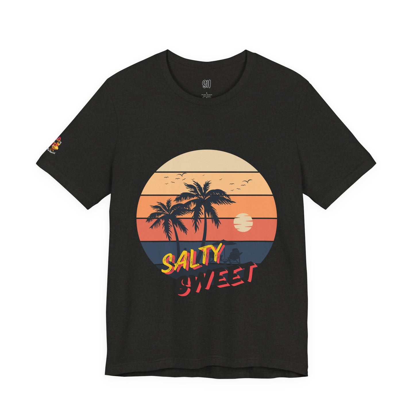 Salty Huevos Costal Vibes - Salty Sweet Graphic Tee - Unisex Casual Shirt
