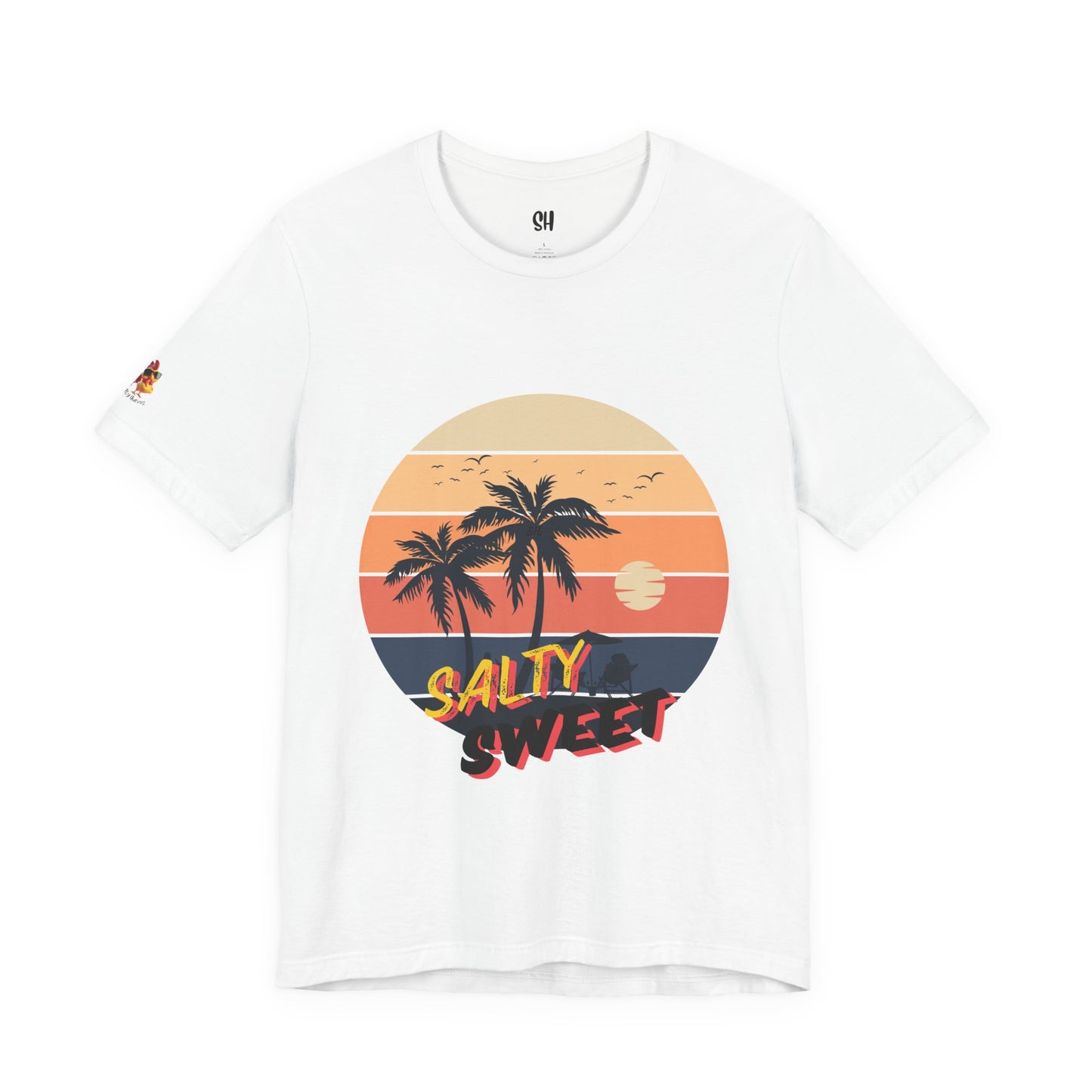Salty Huevos Costal Vibes - Salty Sweet Graphic Tee - Unisex Casual Shirt