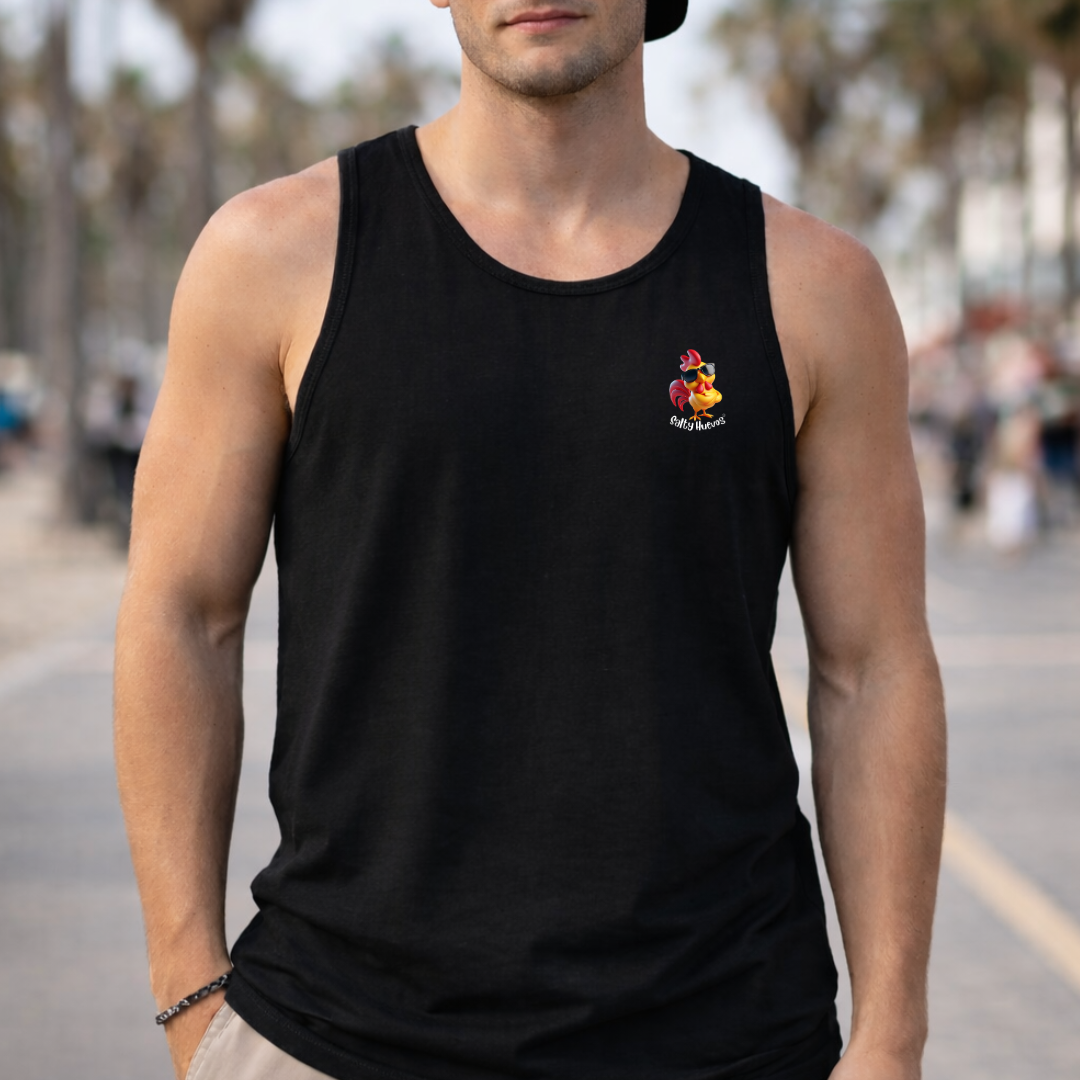 Salty Huevos Retro Skate Tank – Bold Streetwear Graphic Tank Top