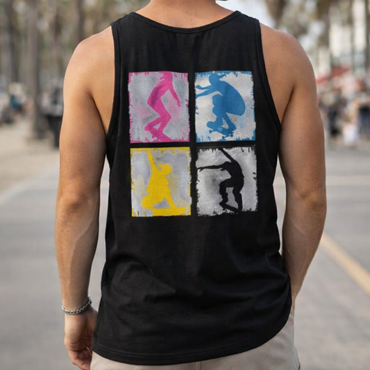 Salty Huevos Retro Skate Tank – Bold Streetwear Graphic Tank Top