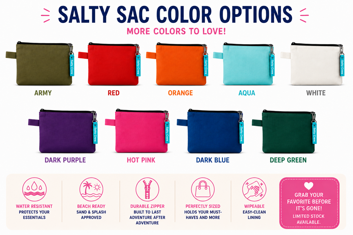 Salty Sac™ Custom Gift Bag | Choose Your Bag, Koozie & Mascot Sticker