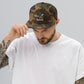 Salty Huevos Snapback Embroidered Hat (white)