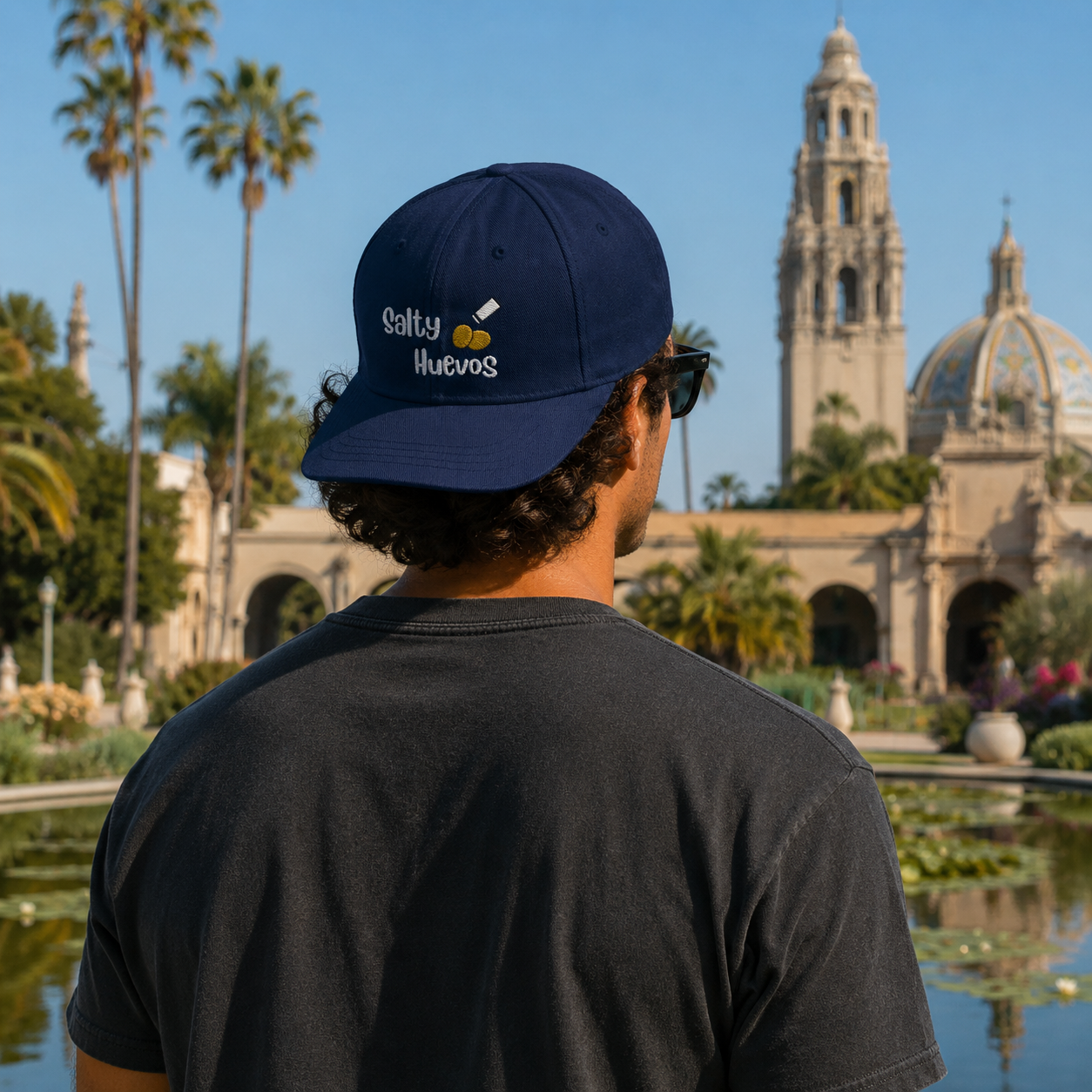 Salty Huevos Embroidered Adjustable 'Dad Hat'