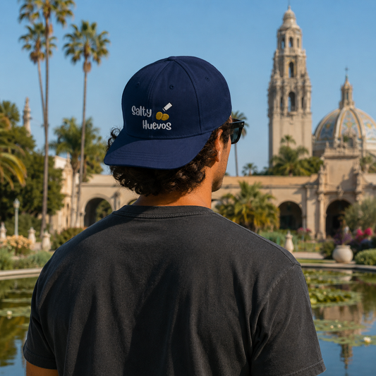 Salty Huevos Embroidered Adjustable 'Dad Hat'